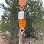 Signpost on the Riverside Trail